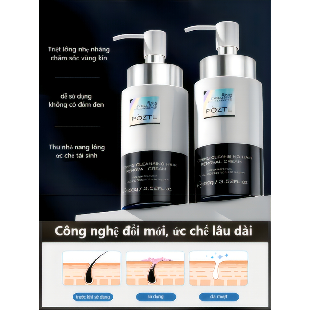 Kem tẩy lông vùng kín nam/tẩy lông nách /kem tẩy lông tay/gel triệt lông chân /chỉ dành cho nam 100g