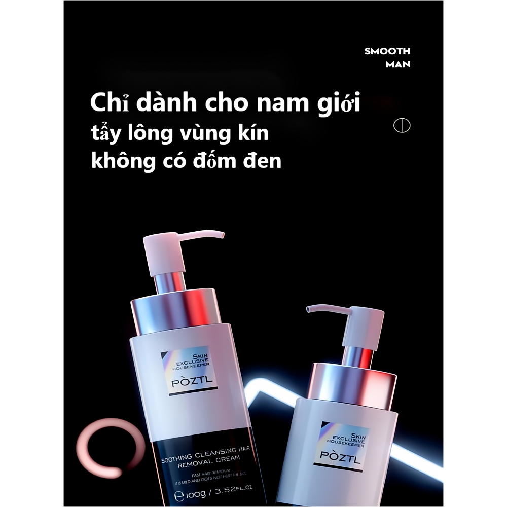 Kem tẩy lông vùng kín nam/tẩy lông nách /kem tẩy lông tay/gel triệt lông chân /chỉ dành cho nam 100g