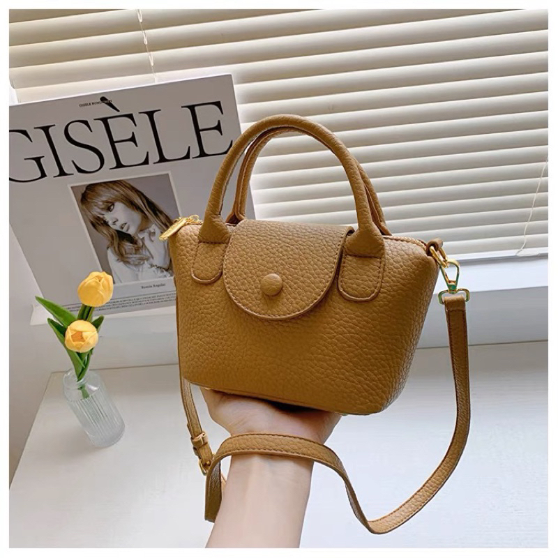 Túi đeo chéo Túi xách tay Túi HOBO QUAI XÁCH CÚC BẤM phong cách Hàn Quốc trẻ trung