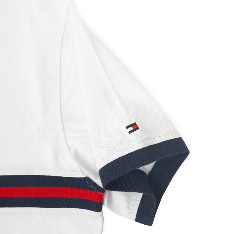 Áo thun polo TOMMY chữ thêu, áo thun cổ bẻ nam/ nữ cotton cao cấp hàn quốc