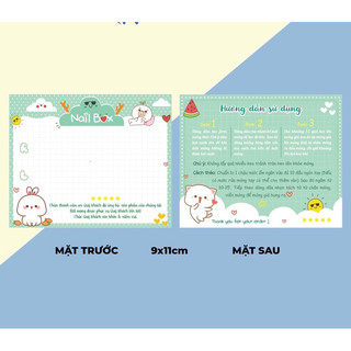 Set 10c Dụng cụ làm Nailbox
