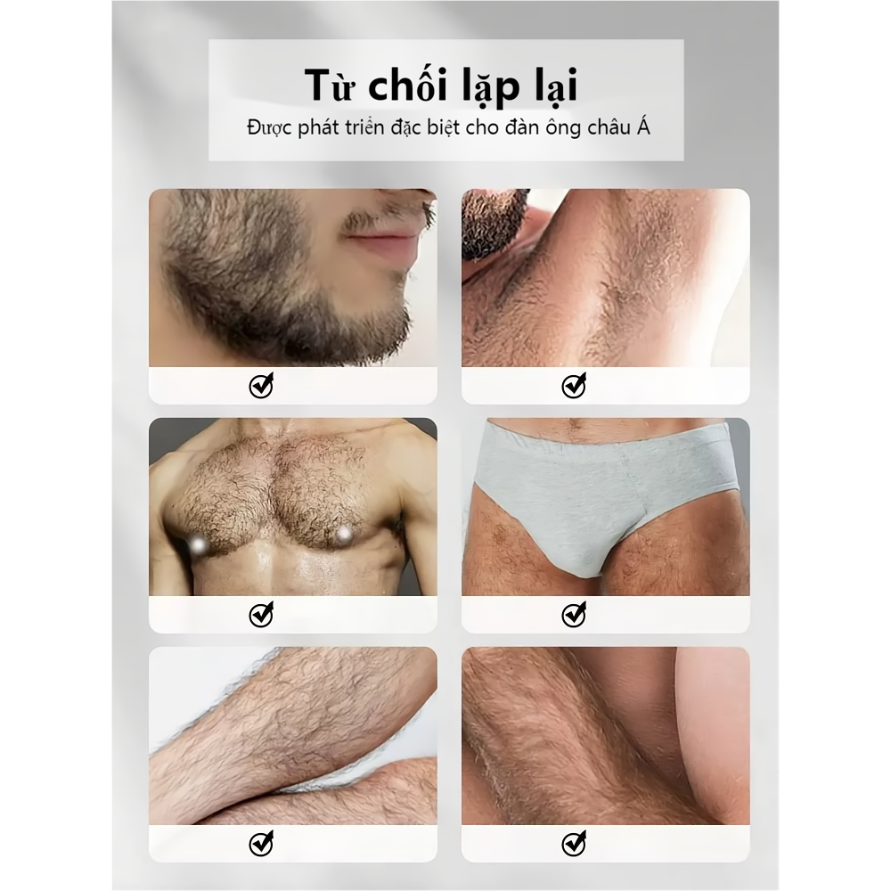Kem tẩy lông vùng kín nam/tẩy lông nách /kem tẩy lông tay/gel triệt lông chân /chỉ dành cho nam 100g