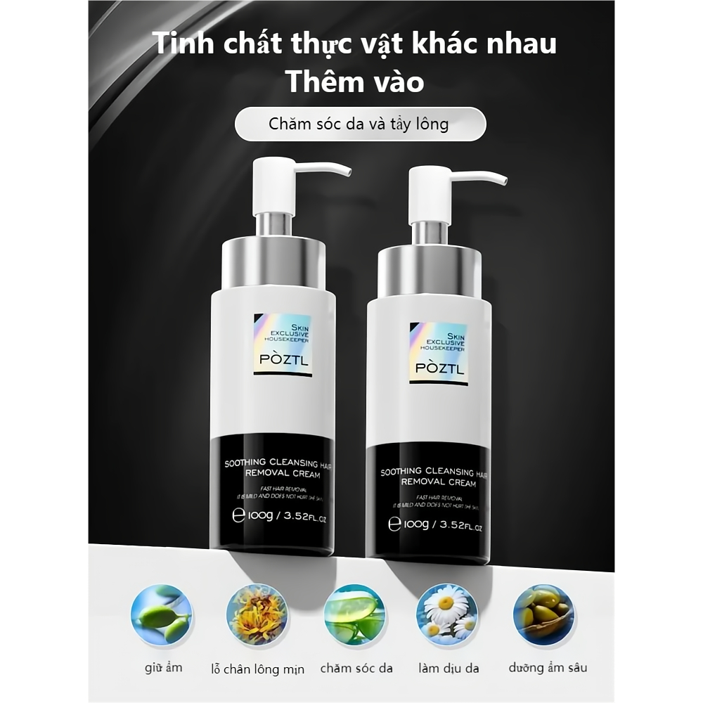 Kem tẩy lông vùng kín nam/tẩy lông nách /kem tẩy lông tay/gel triệt lông chân /chỉ dành cho nam 100g