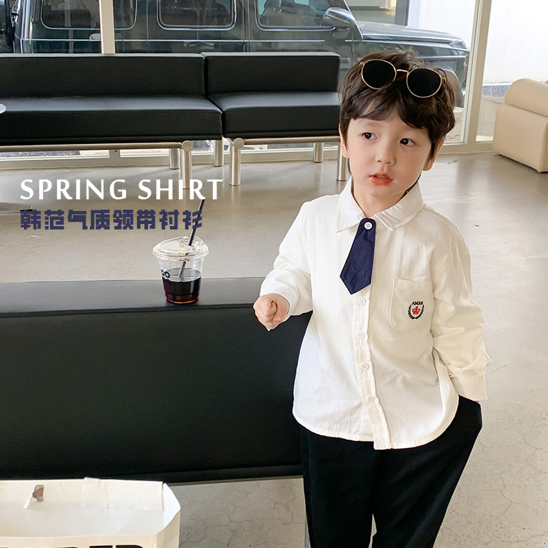 Sét Áo gile len cho bé HK KIDS gồm gile len kẻ đen và sơ mi trắng size cho bé từ 3 đến 10 tuổi