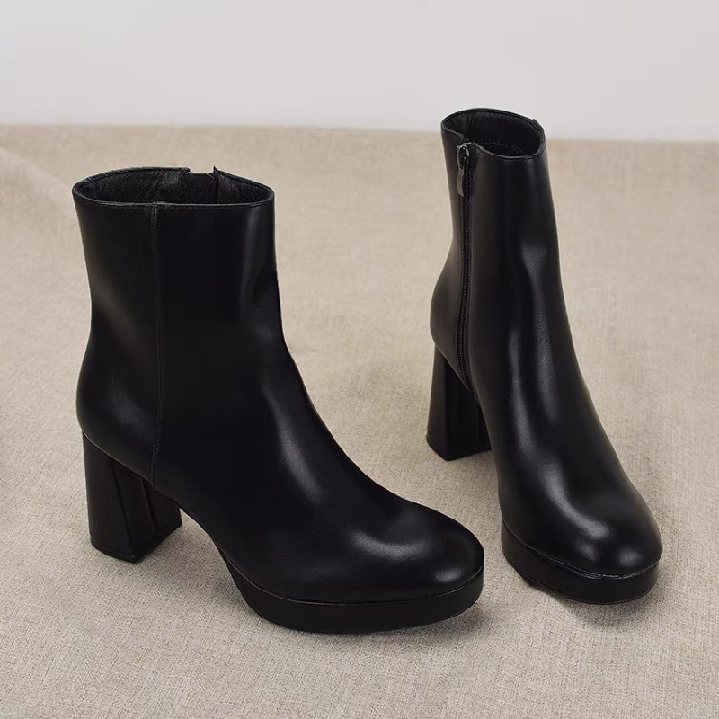 Boots da mềm cổ ngắn đế đúp thấp . xuất mỹ