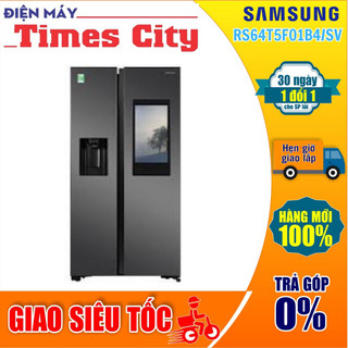 Tủ lạnh Family Hub Samsung Inverter 616 lít RS64T5F01B4/SV Mới 2020