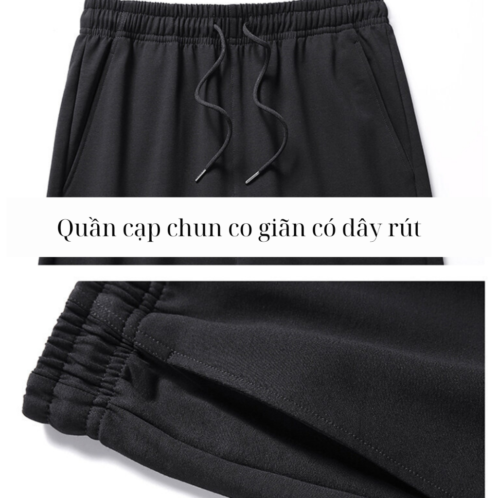 Bộ thể thao nam dài tay chất Poly 2 da dày dặn khóa kéo chạy viền phản quang THE1975