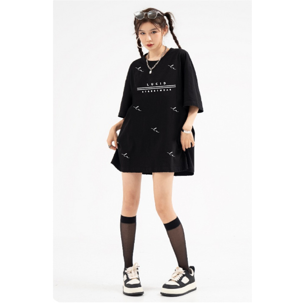 Áo Thun Local Brand Unisex LUCID TOM Nam Nữ Tay Lỡ From Rộng Chất Cotton