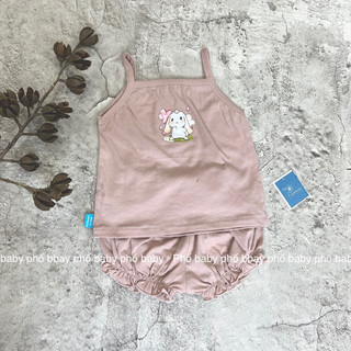 Bộ 2 dây bé gái dễ thương mềm mát