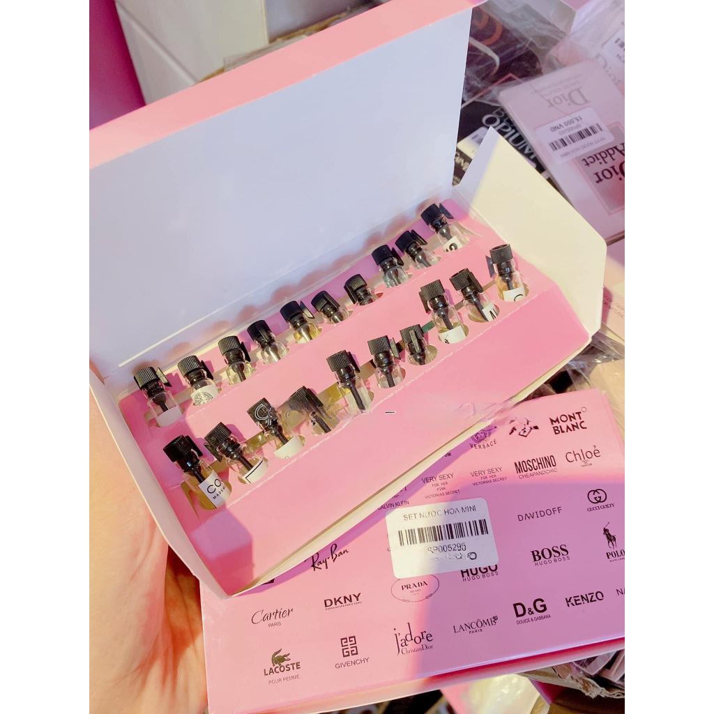 NNKN0027 - Set nước hoa test 20 chai - sẵn sll giá đẹp ạ