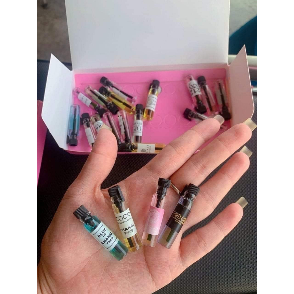 SET NƯỚC HOA TEST MINI 20 CHAI 20 MÙI 20 HÃNG KHÁC NHAU