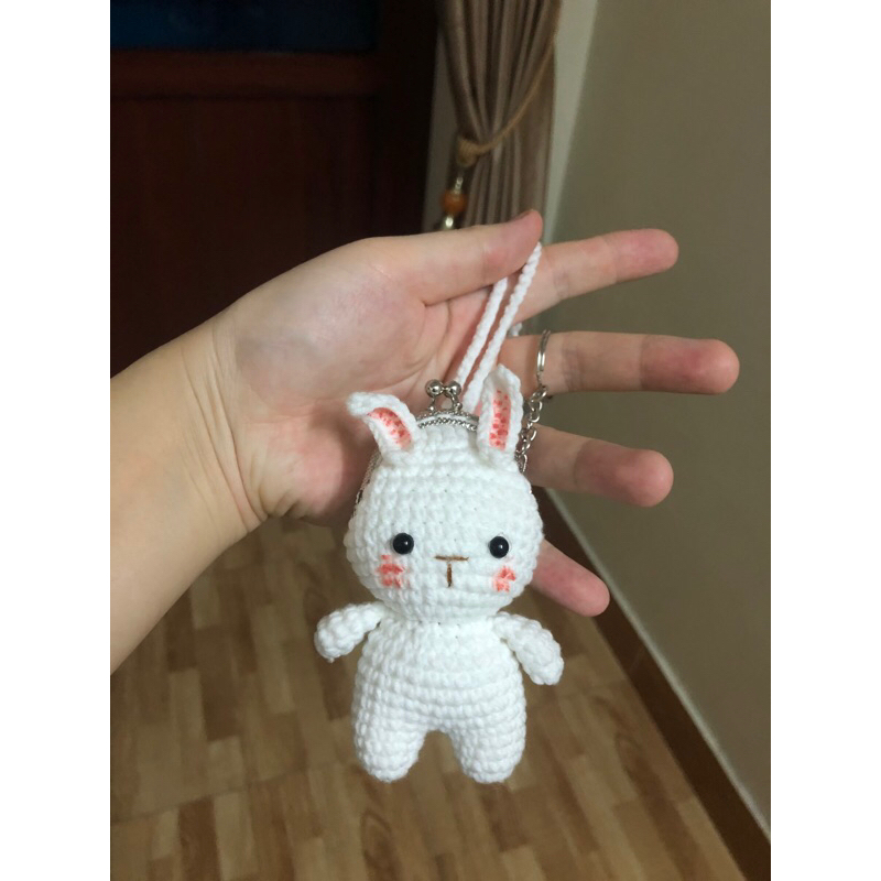 Túi đựng tỏi hình con thỏ cho bé sơ sinh tránh vía