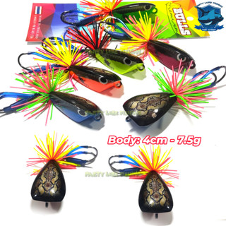 Nhái nhảy Bulls Đầu Rắn , mồi câu lure lóc đen, bông Made In Thai Lan