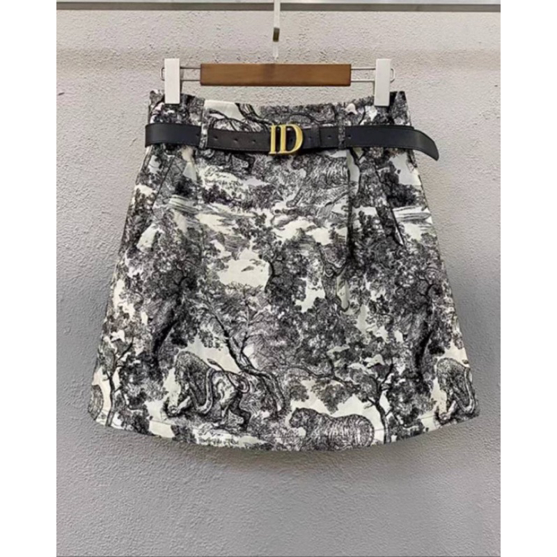 Chân váy hổ kèm đai hàng QCL1