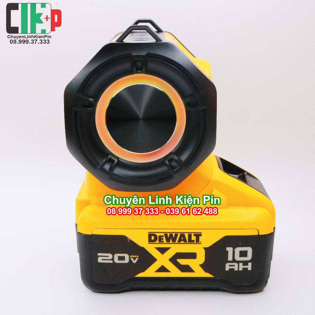 Loa Bluetooth Di Động Cho Dewalt 18-20V Pin Li-ion | Cổng USB - Type-C Sạc Dự Phòng Tiện Lợi CLKP