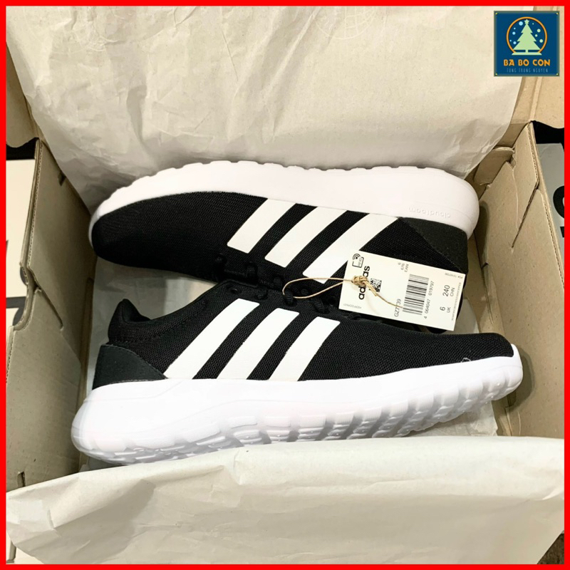 Giày Thể Thao Adidas Lite Racer CLN 2.0 GZ7739 Fullbox Màu Đen chữ đỏ tuyệt đẹp, cực kỳ êm ái