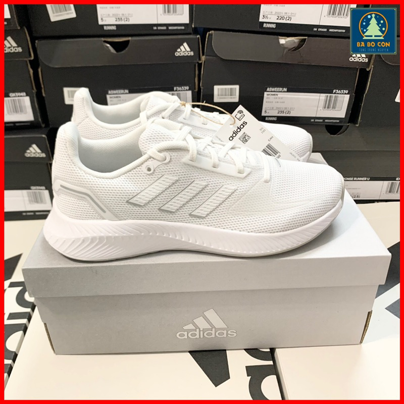 Giày  Fullbox Adidas Runfalcon 2.0 ‘White Silver Metallic FY9621, đi cực êm ái và ôm chân