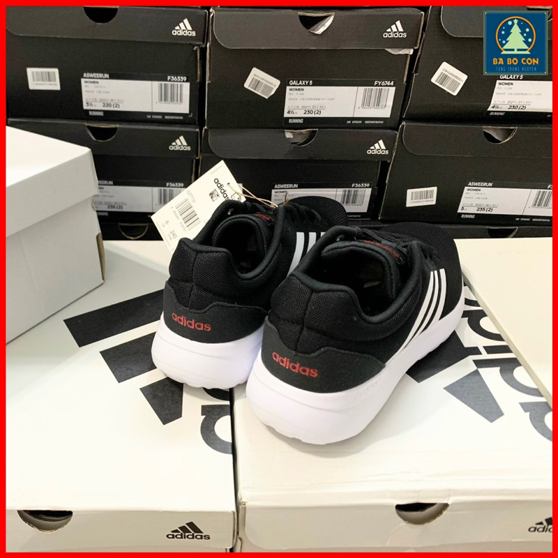Giày Thể Thao Adidas Lite Racer CLN 2.0 GZ7739 Fullbox Màu Đen chữ đỏ tuyệt đẹp, cực kỳ êm ái