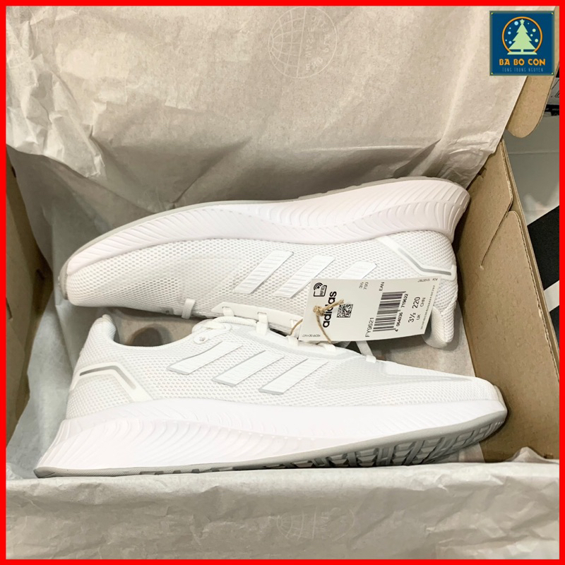 Giày  Fullbox Adidas Runfalcon 2.0 ‘White Silver Metallic FY9621, đi cực êm ái và ôm chân