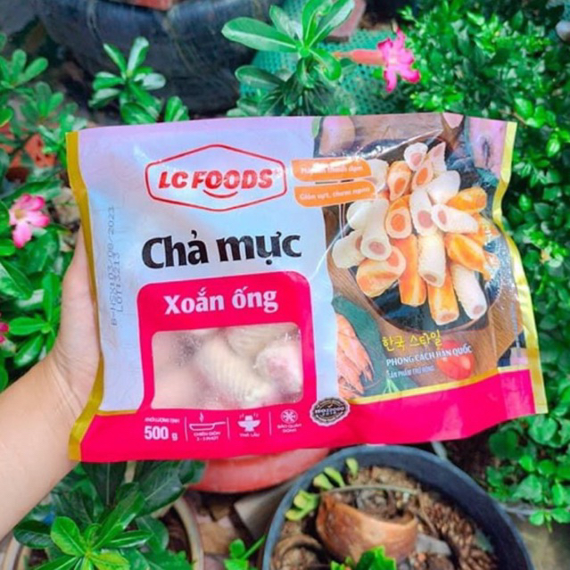 Chả Mực Xoắn Ống Gói 500g (Ship Đà Nẵng)