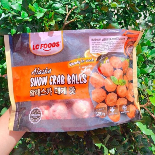 Viên Cua Tuyết Alaska 500g (Ship Đà Nẵng)