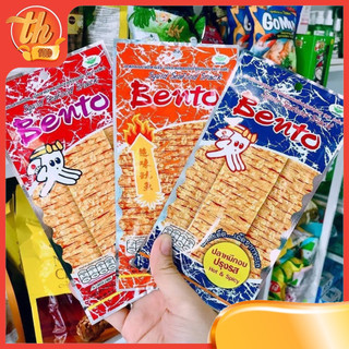Snack mực bento thái lan gói to, mực bento thái lan tẩm vị siêu ngon