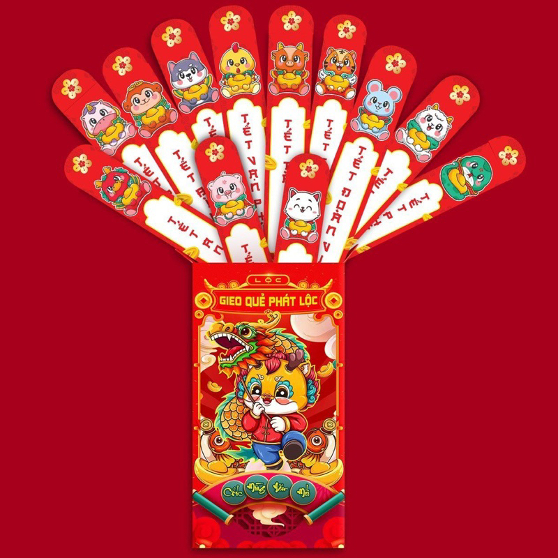 Lì Xì Gieo Quẻ 2024 Phát Tài Phát Lộc