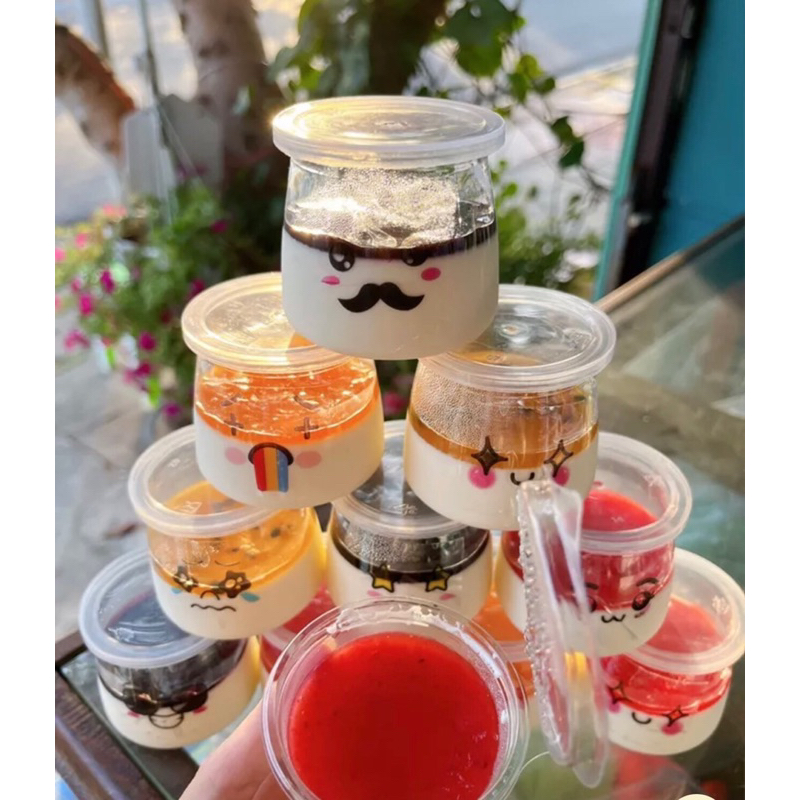 Hũ pet trong sua chua