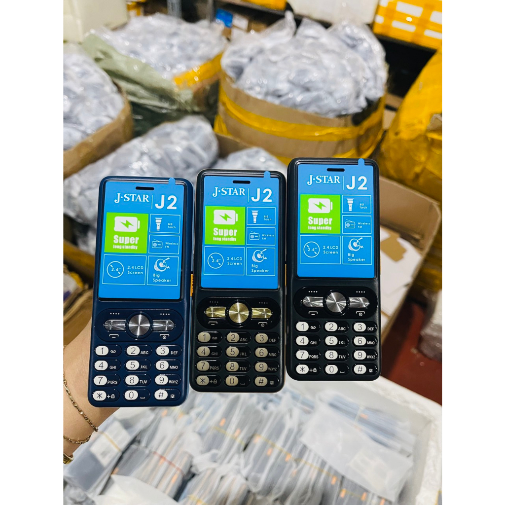 Điện Thoại  J-Star J2,J3,J 4G Loa To Pin Trâu Fullbox BH 12T