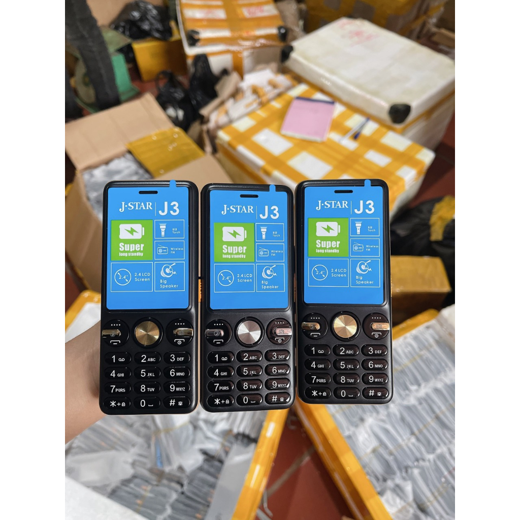 Điện Thoại  J-Star J2,J3,J 4G Loa To Pin Trâu Fullbox BH 12T