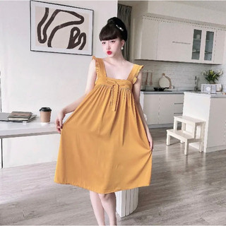 Bộ đồ ngủ đầm lụa latin kèm quần 40-70kg vừa.