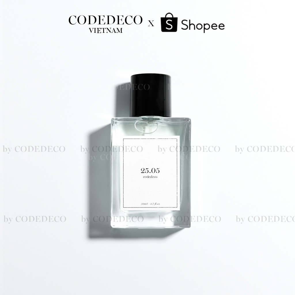 Tinh dầu thơm CODEDECO 25.05 nữ tính, trẻ trung, tươi mới 50ml