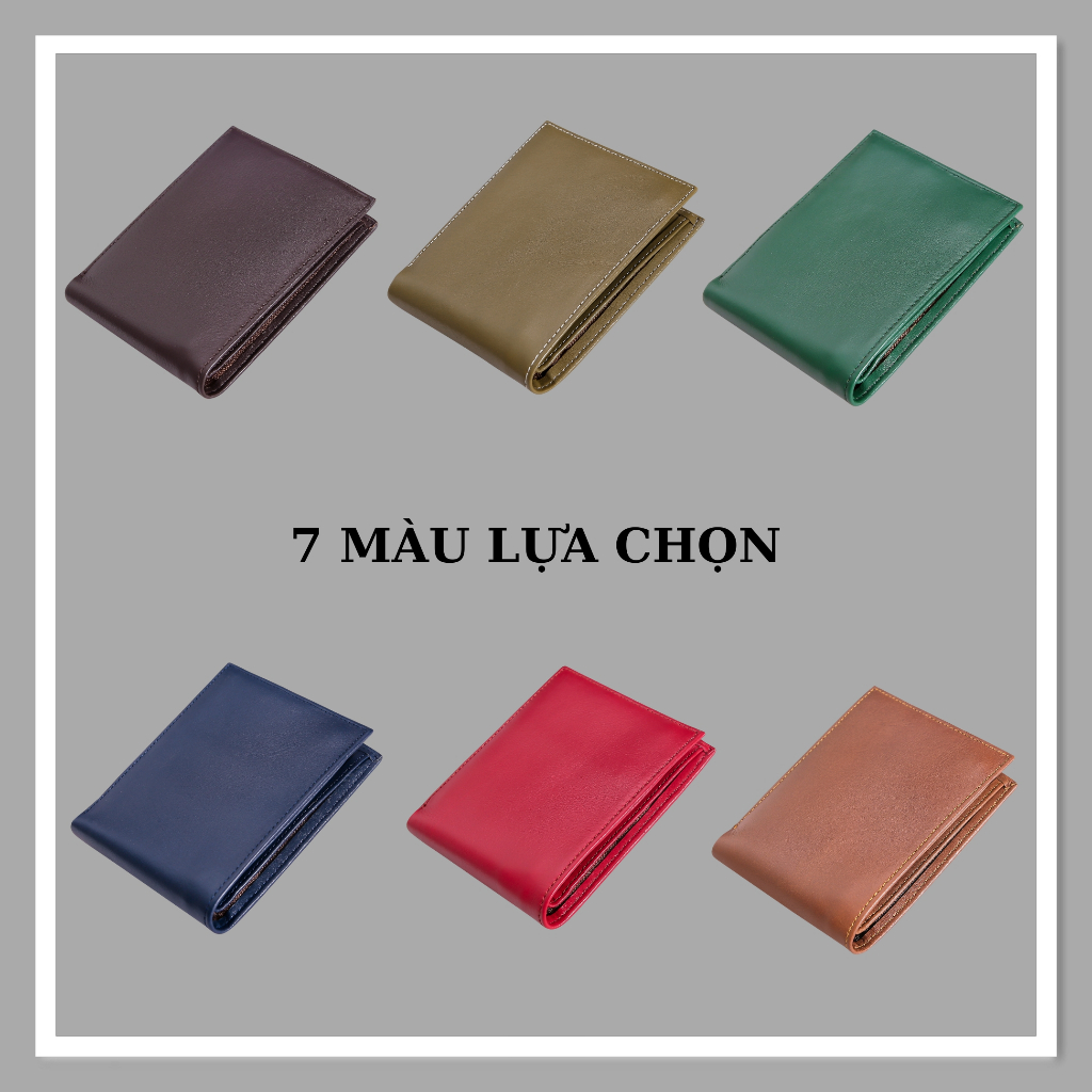 Bóp da nam cao cấp bảo hành 5 năm thương hiệu Longdo Leather - B11