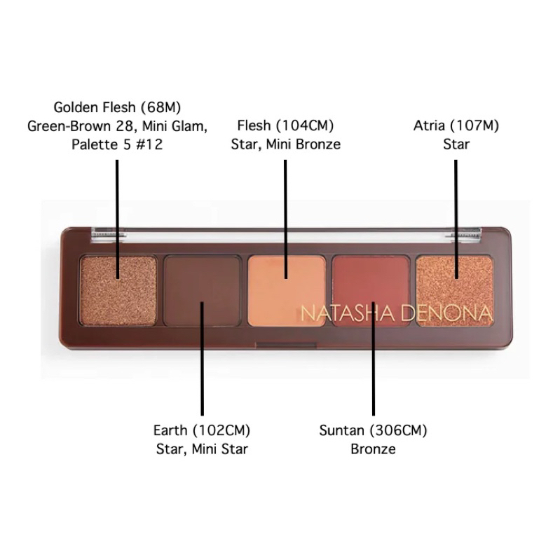SĂN SALE - bảng mắt Natasha Alloy cấn vỡ 1-2 ô