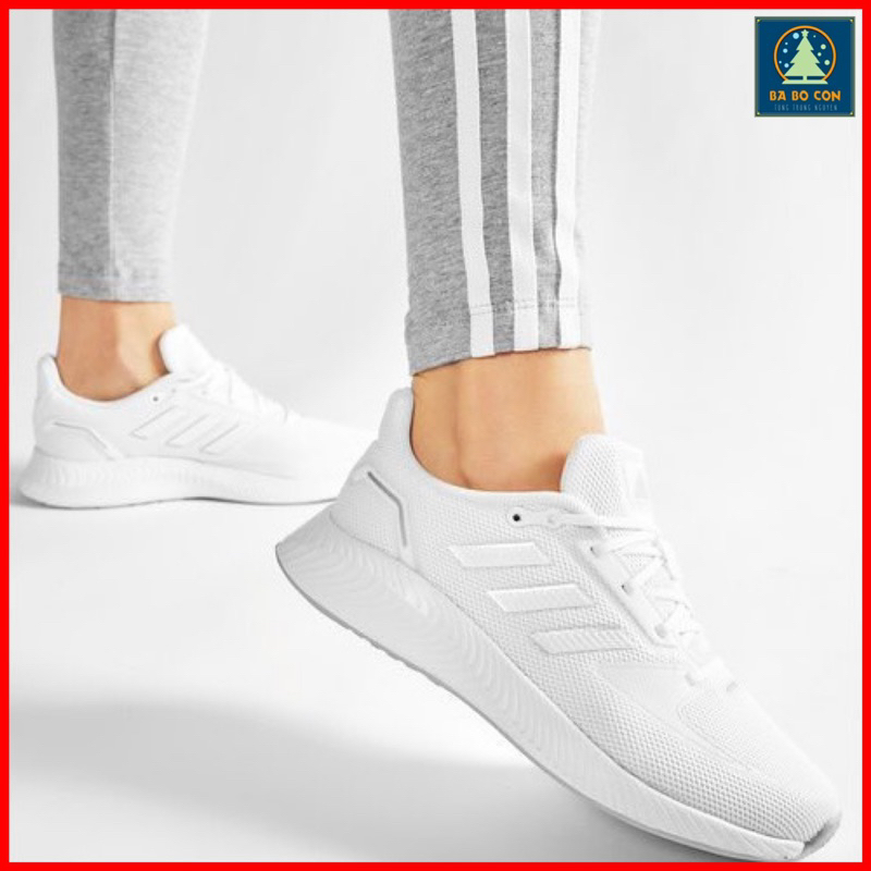 Giày  Fullbox Adidas Runfalcon 2.0 ‘White Silver Metallic FY9621, đi cực êm ái và ôm chân