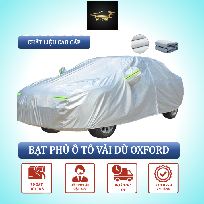 Bạt phủ vài dủ 4 lớp Oxford Mr Ô Tô - Ncar - 10 size tiêu chuẩn - Bảo vệ xe ô tô - Bảo hành 6 tháng.