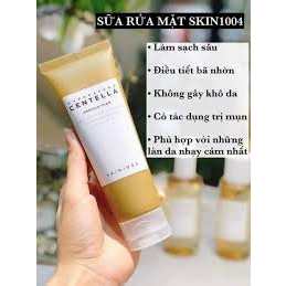 Sữa Rửa Mặt Chiết Xuất Rau Má Skin1004 Madagascar Centella Ampoule Foam 125ml