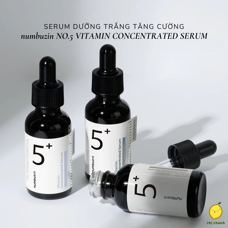 Tinh chất trắng da mờ thâm NUMBUZIN No.5 Vitamin Concentrated Serum 30ml