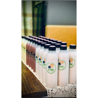 100 chai nhựa tròn 330ml phi 30