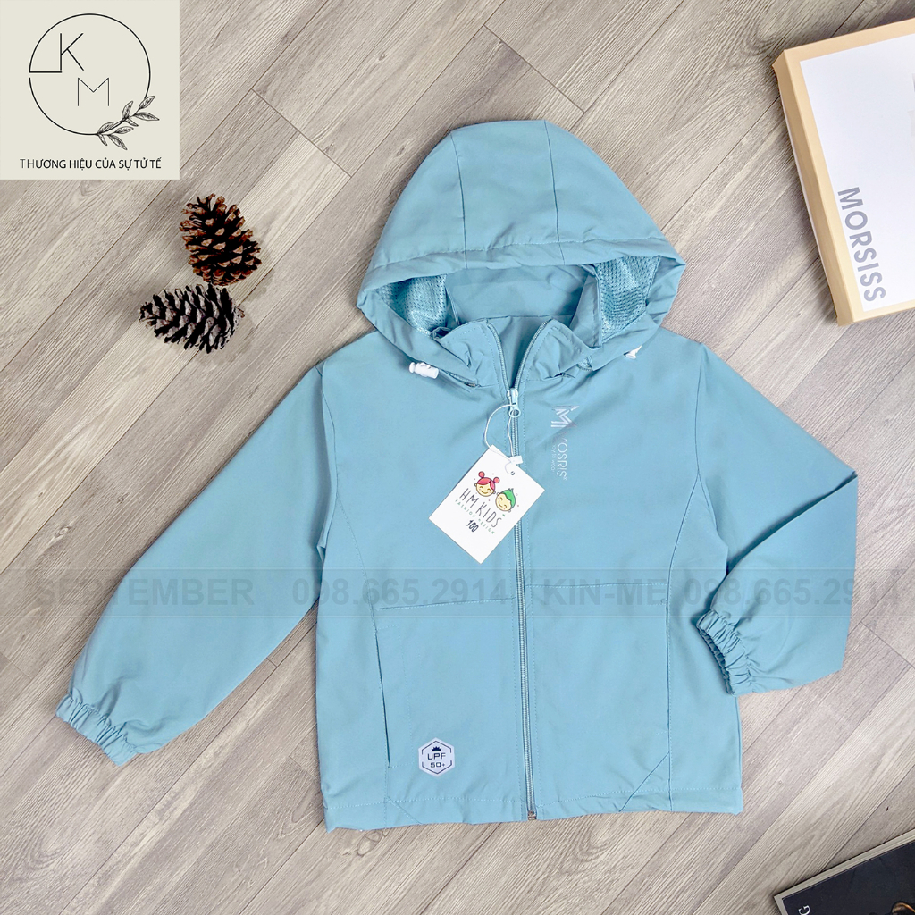 Áo Khoác Gió MORRIS chống nước cho Bé Nam Nữ