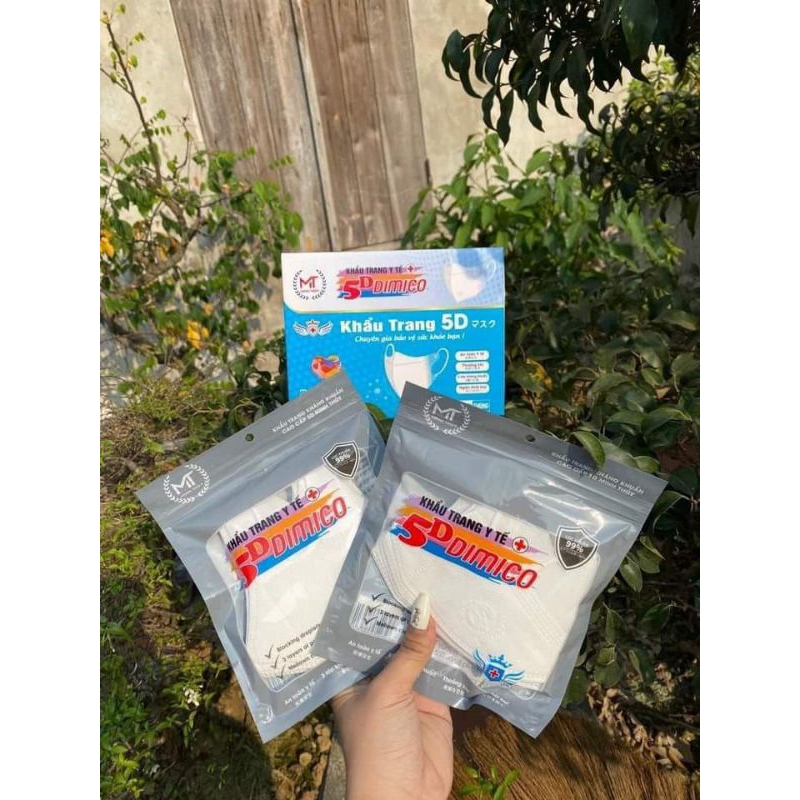 Khẩu trang 5D Dimico thùng 100cai.