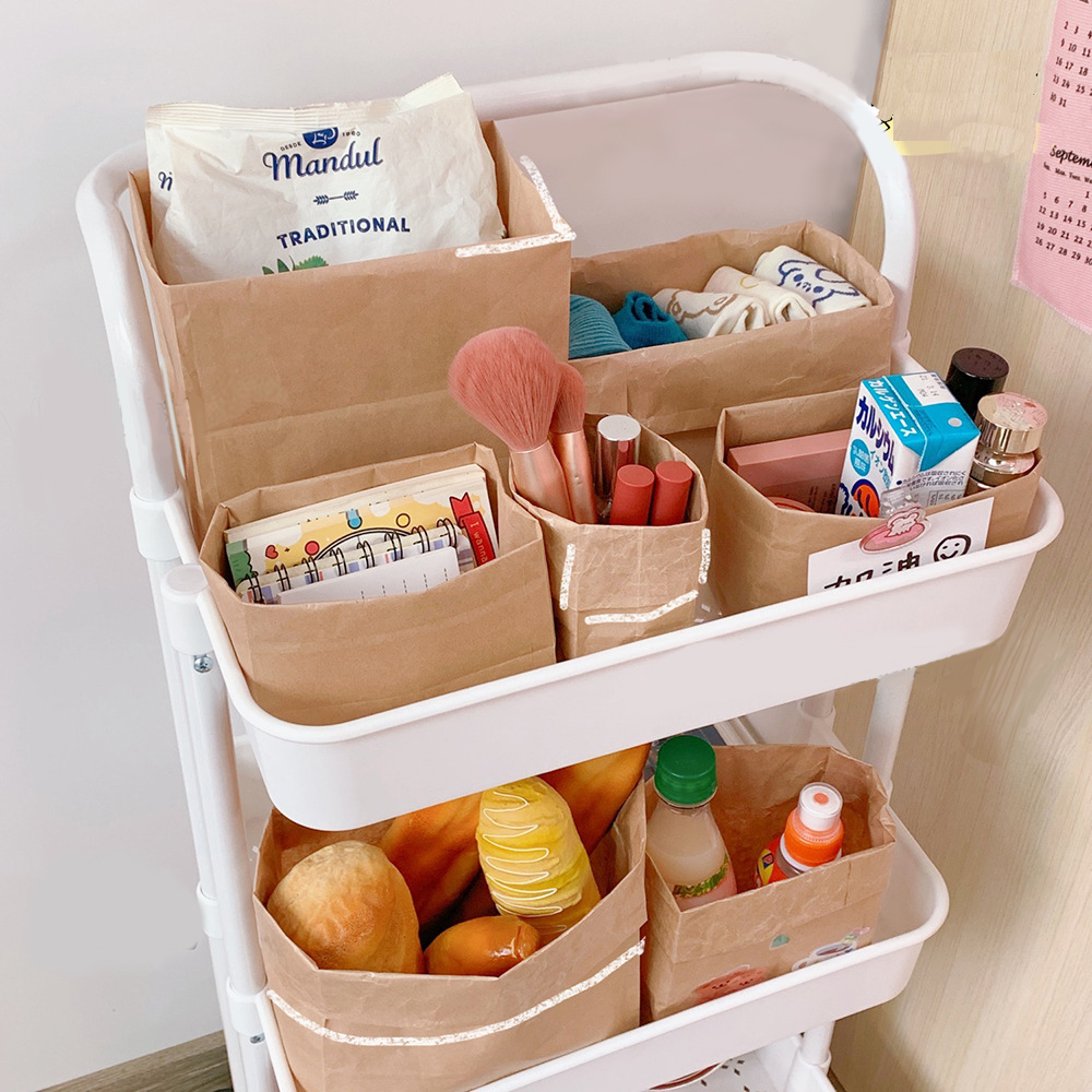 Túi Giấy Kraft Đựng Quà Tặng, Chia Ngăn Đựng Đồ