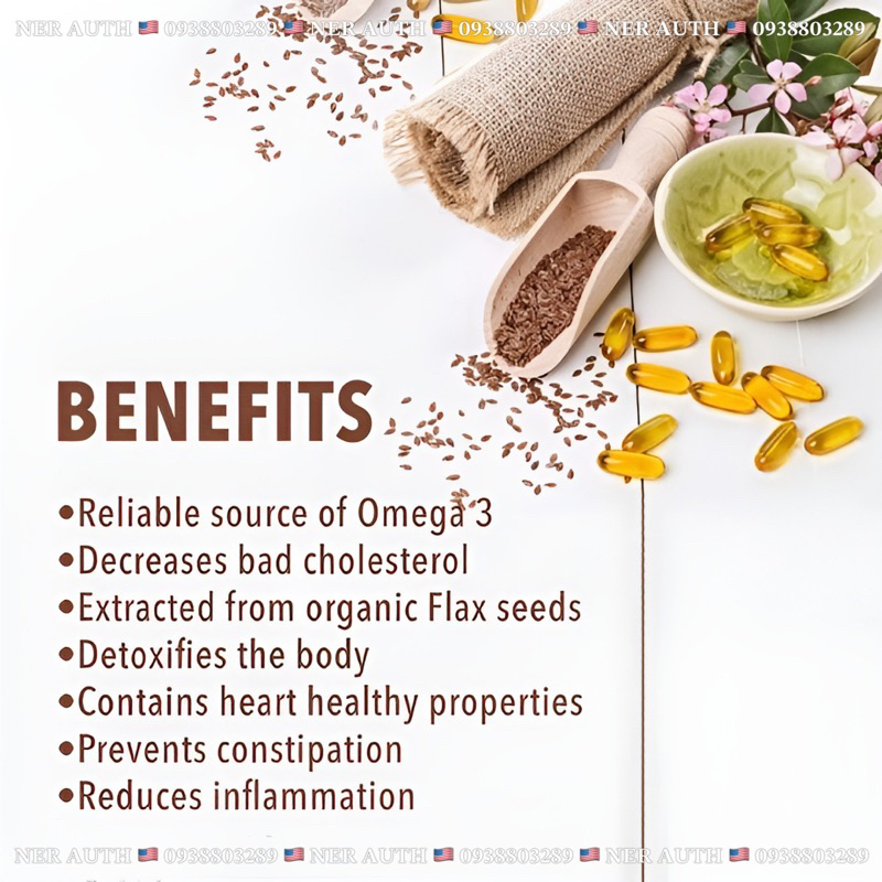 Viên Uống Dầu Hạt Lanh Flaxseed Oil Nature Made 300 Viên Của Mỹ - Air Date Mới