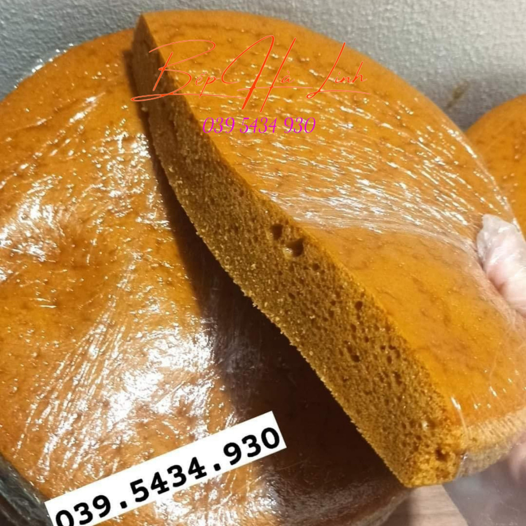 Combo 2 bánh bò cao bằng 1kg ít ngọt 28cm