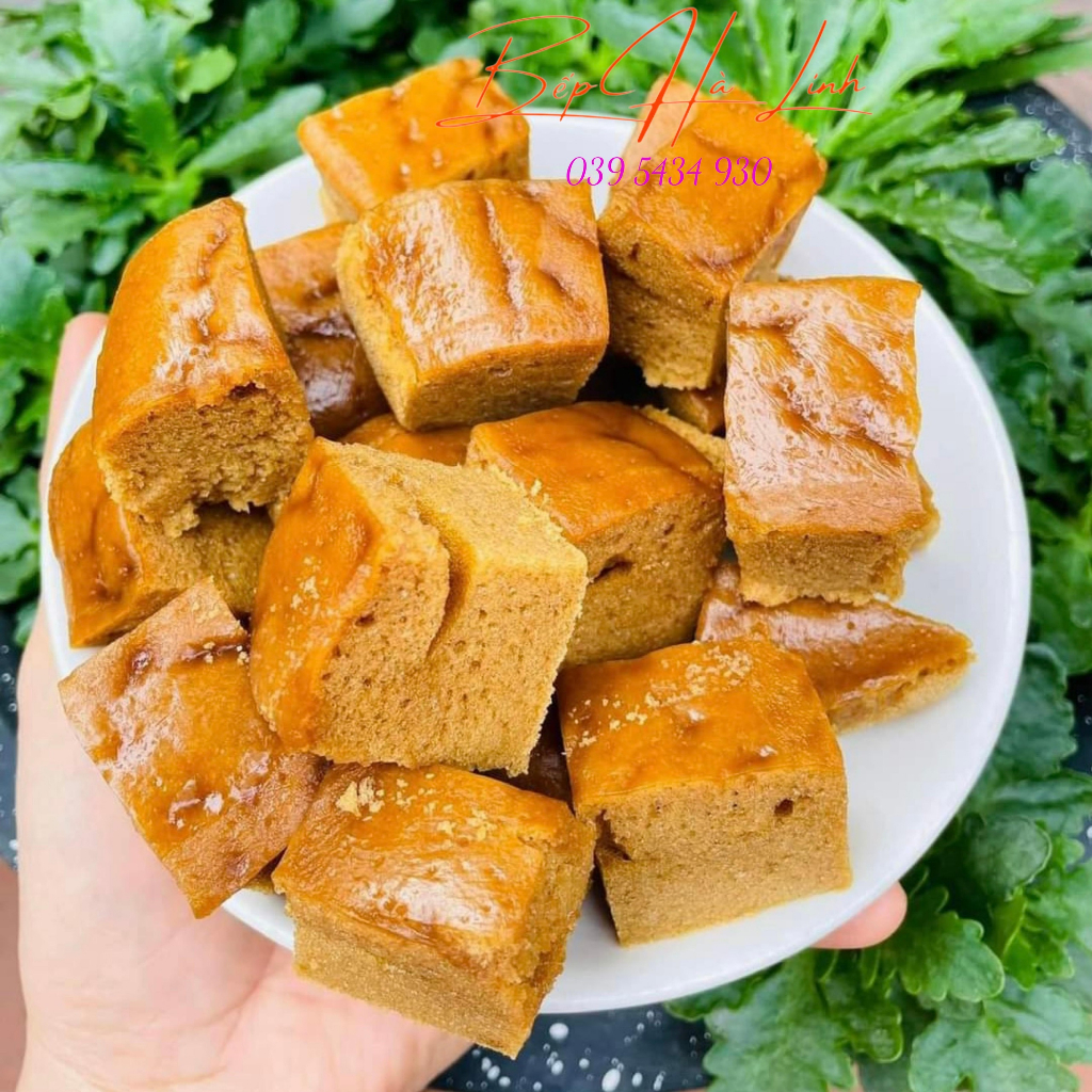 Combo 2 bánh bò cao bằng 1kg ít ngọt 28cm