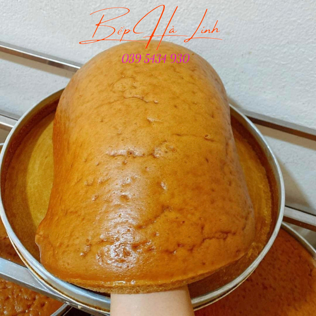 Combo 2 bánh bò cao bằng 1kg ít ngọt 28cm