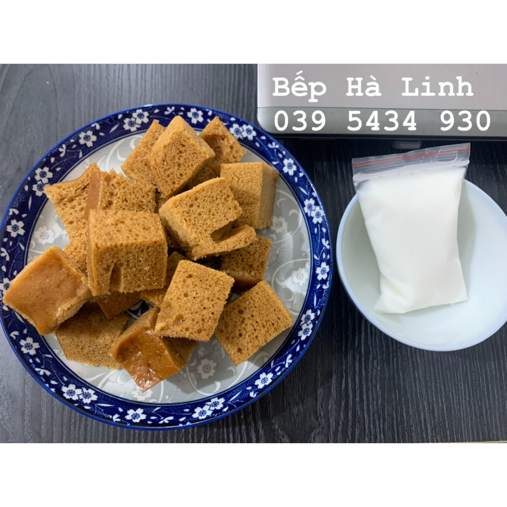 Combo 2 bánh bò cao bằng 1kg ít ngọt 28cm