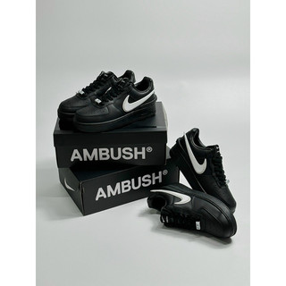 Giày sneaker AF1 Am.bush đen móc trắng