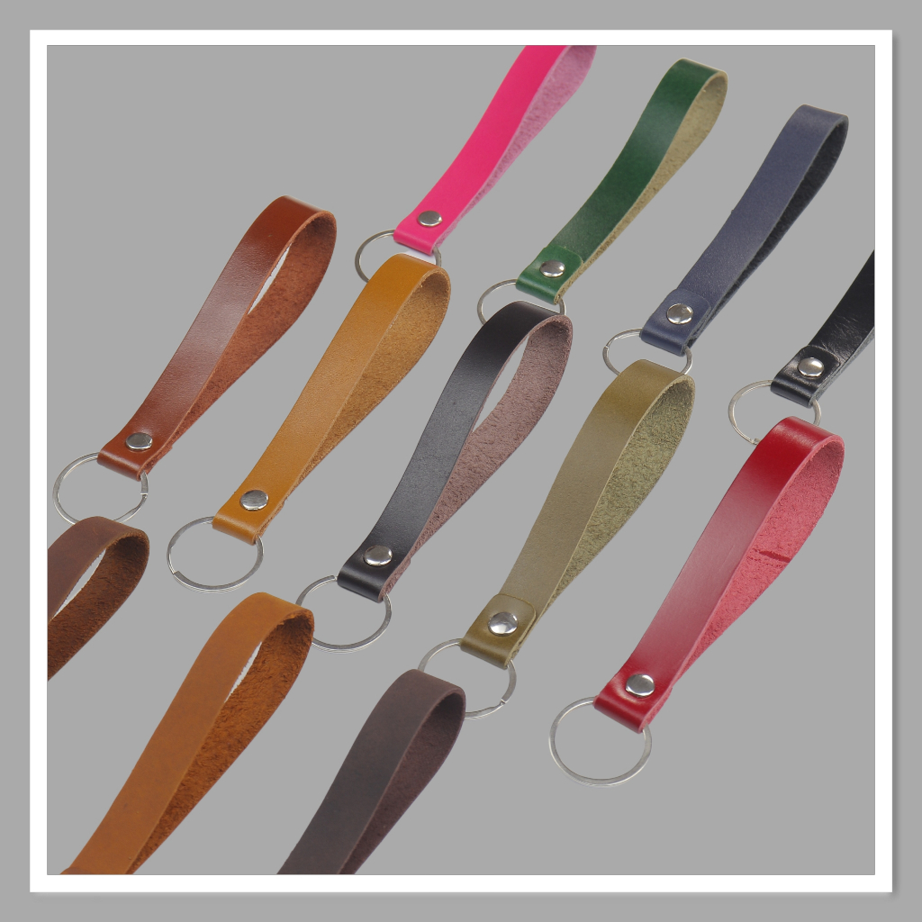 Móc khóa giá rẻ da bò thật thương hiệu Longdo Leather - MK09