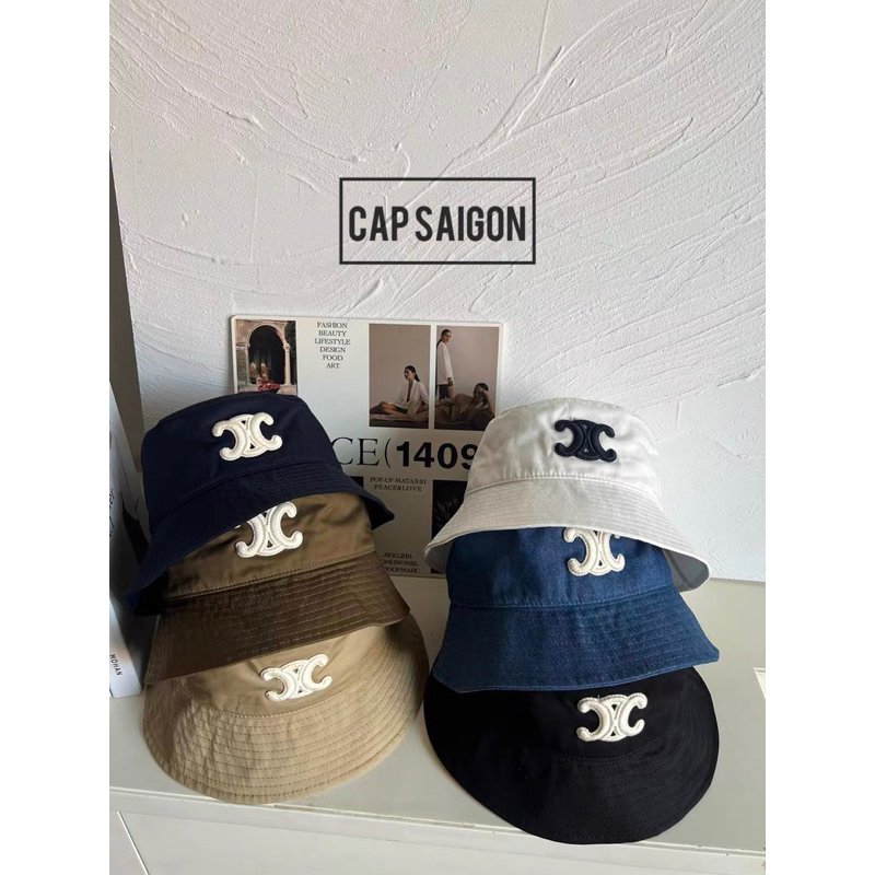Nón tai bèo bucket cao cấp CAPSAIGON nam nữ, phong cách Hàn Quốc thoáng mát